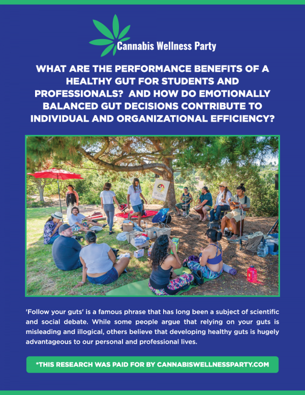 What are the performance benefits of a healthy gut for Students and Professionals?  And how do emotionally balanced gut decisions contribute to Individual and organizational efficiency?  